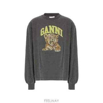 26 FW 가니 그래픽 프린트 로고 프린트 티셔츠 A1050233 TP458676302