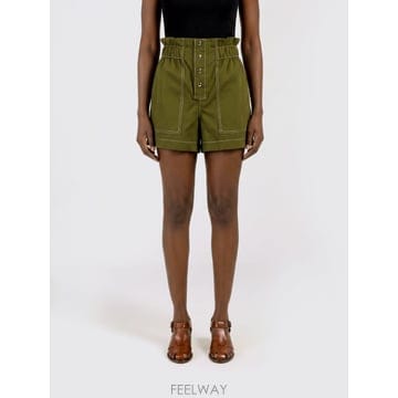 마르니 Gabardine 숏츠 베이지