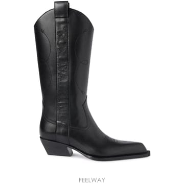 26 FW 오프화이트 For Walking 가죽 부츠 OWIE041F23LEA0011010 TP4558432