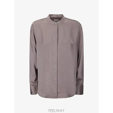 26 FW 캘빈클라인 밴드 칼라 새틴 셔츠 LV044F103G8WX TP456153916