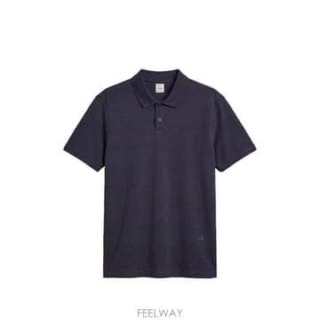 Calvin Klein 26 FW Ķ��Ŭ���� logo embroidered short sleeve polo shirt LV04LH226 FW Ķ��Ŭ���� logo embroidered short sleeve polo sh