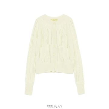 26 FW 에르마노설비노 포인텔 디테일 케이블 니트 가디건 D495N318ZTW TP456123470
