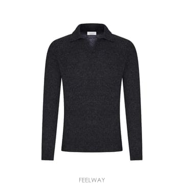 26 FW Roberto Collina 폴로 칼라 울 스웨터 263MYB40004 TP459430339