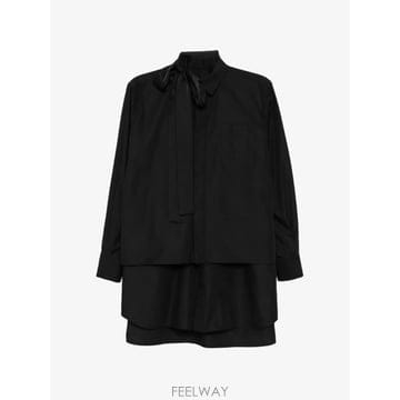 26 FW 사카이 푸시 보우 레이어드 셔츠 2608615 TP457248174