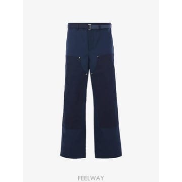 26 FW 사카이 X 칼하트 WIP 벨트 루프 패치 팬츠 2603993M TP456036514
