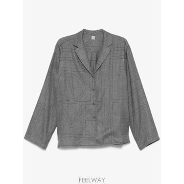 26 FW 토템 모노그램 플란넬 셔츠 251WRT976FB0080269 TP459347390