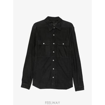 26 FW 릭오웬스 스웨이드 프레스 스터드 재킷 RU02F4729LBS TP456087215