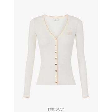 26 FW Elisabetta Franchi 골지 니트 가디건 MK16B66E2 TP456116524
