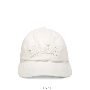26 FW Golden Goose 로고 패치 스타 스터드 베이스볼 캡 모자 GUP02837P002734 TP