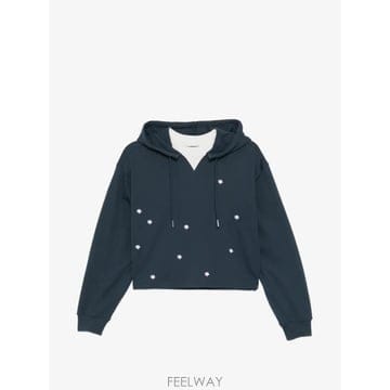 | Other Brand | 26 FW SPORT b. by agnes b.  Floral embroidery hoodie  1731QM26 FW SPORT b. by agnes b.  Floral embroidery hoodie  