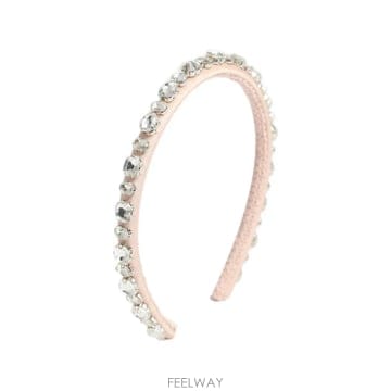 26 FW 에르뎀 crystal embellished satin headband PF26H150105013 