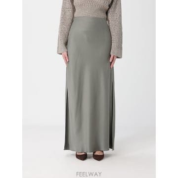 [A6] 브루넬로 쿠치넬리 M0H38G3396 여성 미디 스커트 M0H38G3396-C9125