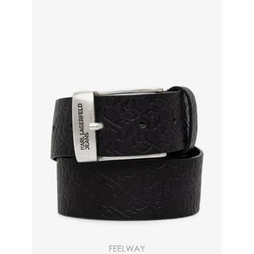 26 FW 칼라거펠트 모노그램 엠보스드 레더 벨트 B4M33079 TP459265298