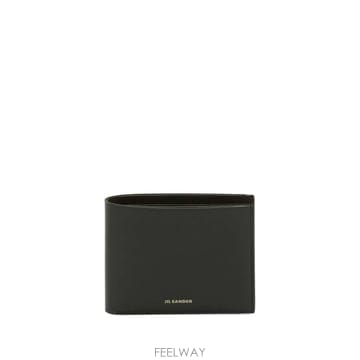 26 FW 질샌더 소프트 카프 레더 2단 지갑 J25UI0001P6489 TP454735189