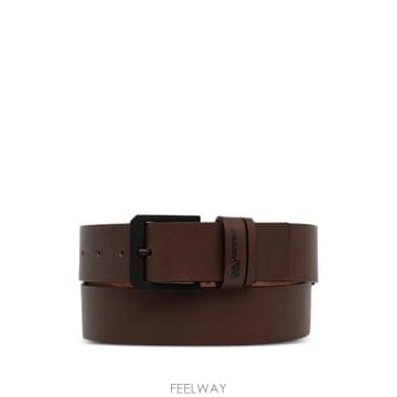 26 FW 칼라거펠트 로고 프린트 레더 벨트 B3M330792QD TP459264732