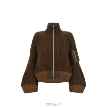 사카이 블루종 울 니트