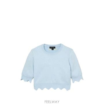 26 FW  데이지 물결 크롭 스웨터 2P6RTP001K04451 TP454125651