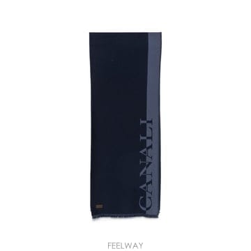26 FW Canali 로고 프린트 프레이드 스카프 TF00337 TP457348671