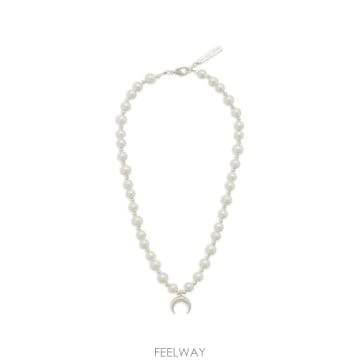 26 FW 마린세르 펄 크레센트 네크리스 UNE004ARMET0001 TP458985060