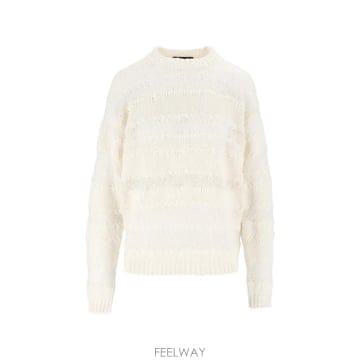 26 FW 파비아나필리피 시퀸 장식 스트라이프 스웨터 MAD226F457M451 TP457531683