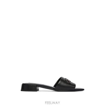 26 FW 칼라거펠트 블록 힐 샌들 KL80700C000 TP454952861