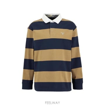 Barbour 26 FW �ٹ� Broome striped rugby polo shirt MML1440 TP45936684126 FW �ٹ� Broome striped rugby polo shirt MML1440 TP4