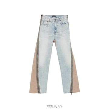 26 FW Haikure 지퍼 디테일 패널 진 HEW03371DF106 TP458812848