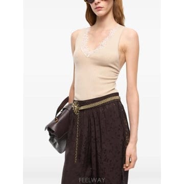 PINKO 26 FW PINKO ��ũ �� ĳ�ù̾� ȥ�� ���̽� �� ����Ʈ ž 107266A3I0 TP45649200626 FW PINKO ��ũ �� ĳ�ù̾� ȥ�� ���̽� �� ����Ʈ ž 