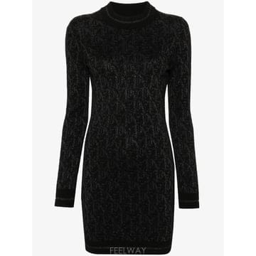 26 FW 팜앤젤스 모노그램 자카드 미니 드레스 PWHI048R24KNI0011010 TP454840498