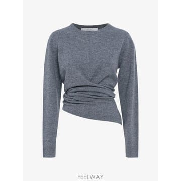 | Other Brand | 26 FW Tela asymmetric hem wrap sweater B2006407T251V030 TP4526 FW Tela asymmetric hem wrap sweater B2006407T251V03