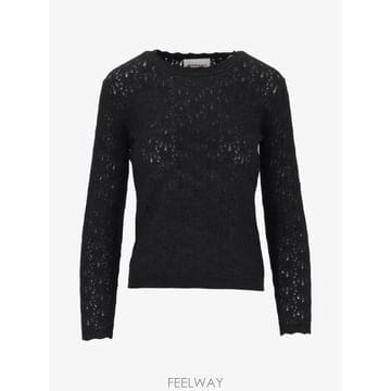 Isabel Marant 26 FW ���ں����� ���ѿ� pointelle scalloped edge sweater PU0726FAA1L26 FW ���ں����� ���ѿ� pointelle scalloped edge sweat