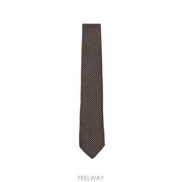 26 FW Canali 기하학 패턴 플로럴 모티프 넥타이 HJ0470218 TP454837088