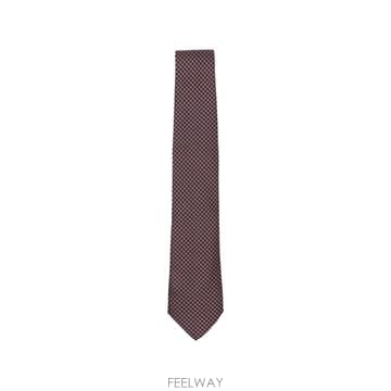26 FW Canali 기하학 패턴 넥타이 HJ0470218 TP454836879