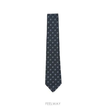 26 FW Canali 기하학 패턴 넥타이 HJ0471818 TP454836872
