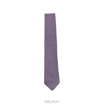 26 FW Canali 기하학 패턴 넥타이 HJ0470118 TP454836861