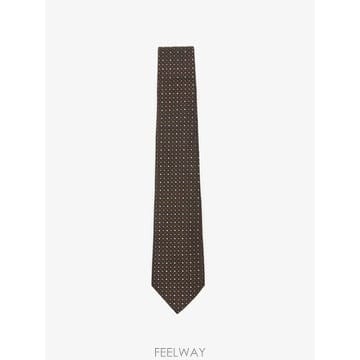 26 FW Canali 다이아몬드 패턴 넥타이 HJ0470318 TP454836836