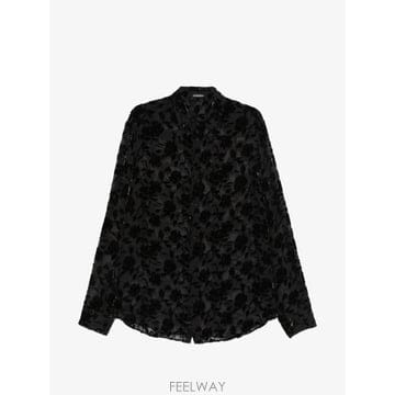 26 FW 앤드뮐미스터 플로럴 데보레 셔츠 2620MSH04FA749 TP458808407