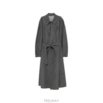 Armani 26 FW �Ƹ����� belted wool blend oversized coat EW004835TE2142426 FW �Ƹ����� belted wool blend oversized coat EW0048