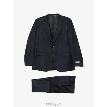 26 FW Canali 핀스트라이프 패턴 싱글 브레스티드 수트 1228012BF00068 TP45483483