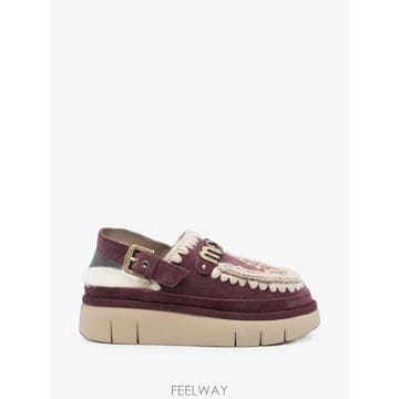 26 FW Mou 크로셰 트리밍 버클 스트랩 펌프스 MUFW531026A TP458807325