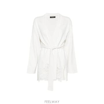 26 FW 파비아나필리피 레이스 트리밍 벨트 가디건 MAD226F496M4460000 TP459363025