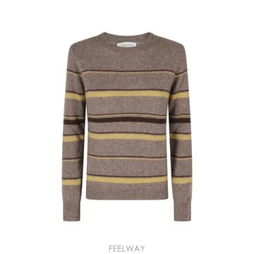 26 FW Roberto Collina 스트라이프 크루 넥 스웨터 263FXB07001099 TP458605