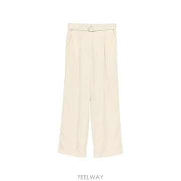 26 FW 헬무트랭 벨트 플리츠 팬츠 Q04HW202 TP456060628