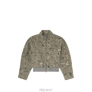 26 FW 디젤 펠트 텍스처 봄버 재킷 A257900AIKI TP458779771