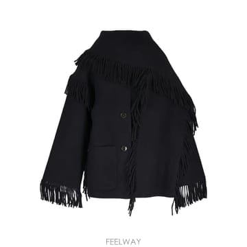 Toteme 26 FW ���� fringe button jacket 254WRO0242FB0471001 TP4544663426 FW ���� fringe button jacket 254WRO0242FB0471001 TP