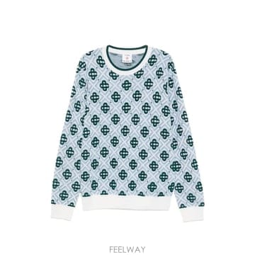26 FW 카사블랑카 모노그램 니트 울 스웨터 MPF26KW139201 TP457422504