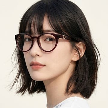 페라가모 안경테 SF3032E 612 명품 라운드 버건디 뿔테 여자 남자 패션