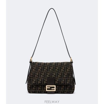 FENDI ������� ��� Baguette Flap Zucca ĵ���� �̵�� ��� �鱹����� ��� Baguette Flap Zucca ĵ���� �̵�� ��� 