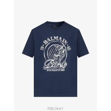 Balmain 26 FW �߸� �ΰ� ����Ʈ Ƽ���� HH1EG000BD66 TP45501863926 FW �߸� �ΰ� ����Ʈ Ƽ���� HH1EG000BD66 TP455018639