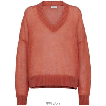 Brunello Cucinelli 26 FW ���ڷ� ��ġ�ڸ� V�� ���� ��Ʈ ������ M2I776802C2519 TP45923342626 FW ���ڷ� ��ġ�ڸ� V�� ���� ��Ʈ ������ M2I776802